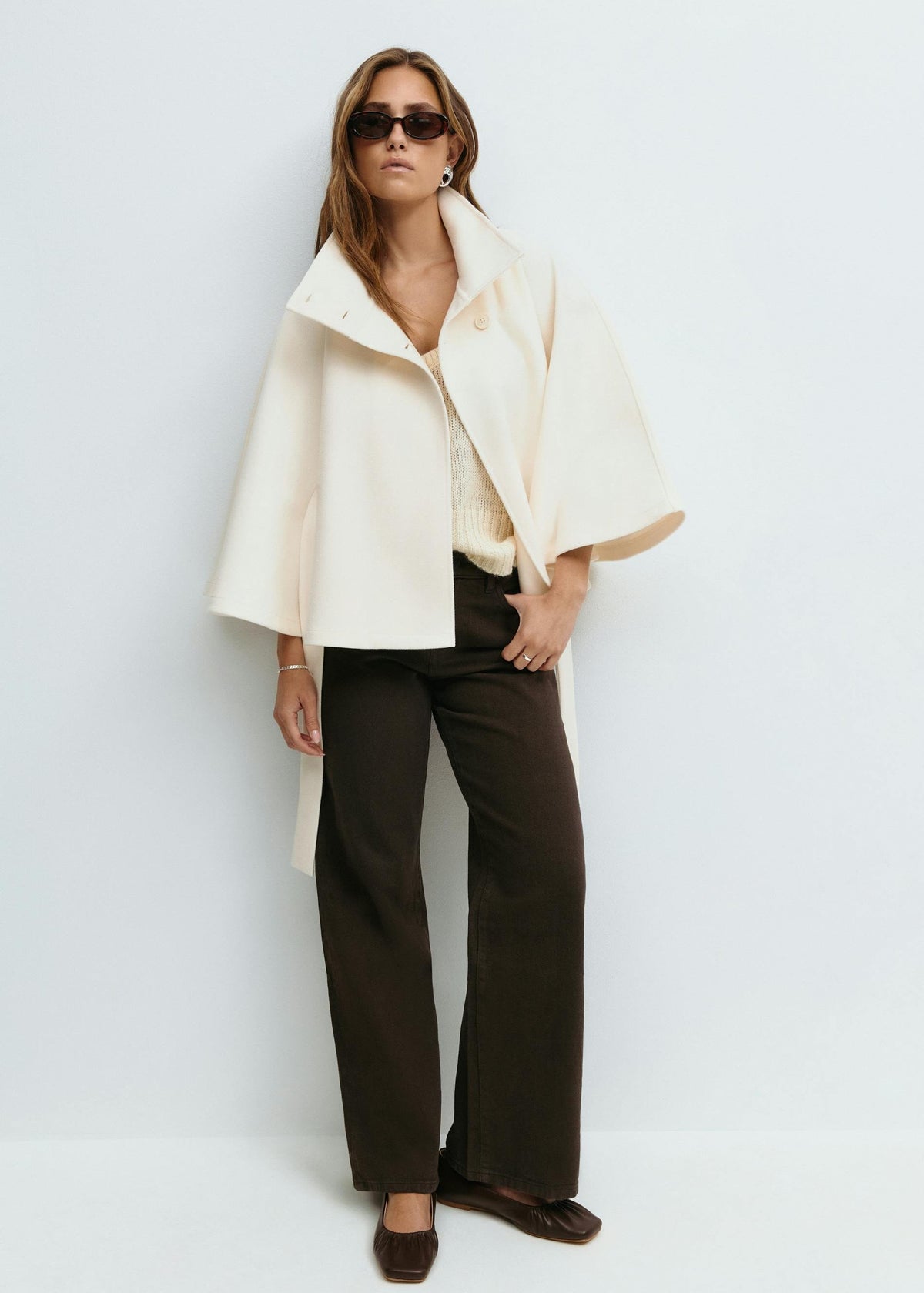 Irene Cape Coat, beige, photo 1 #COLOR_2