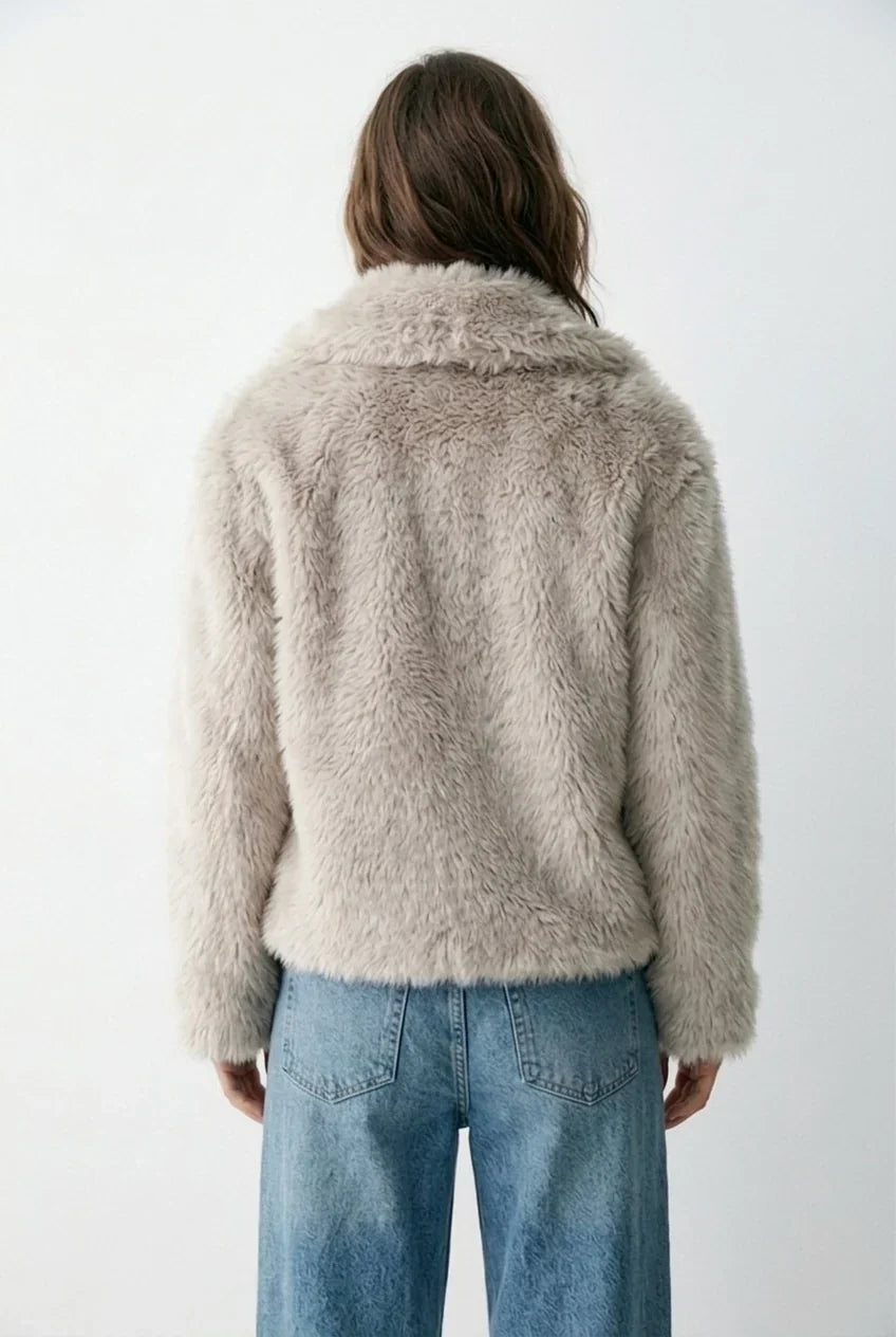 Ilaria Fur Jacket, grey, photo 4 #COLOR_1