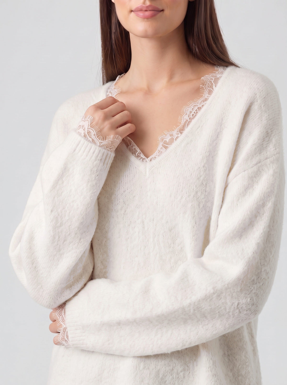 Francesca Sweater, white, photo 2 #COLOR_1