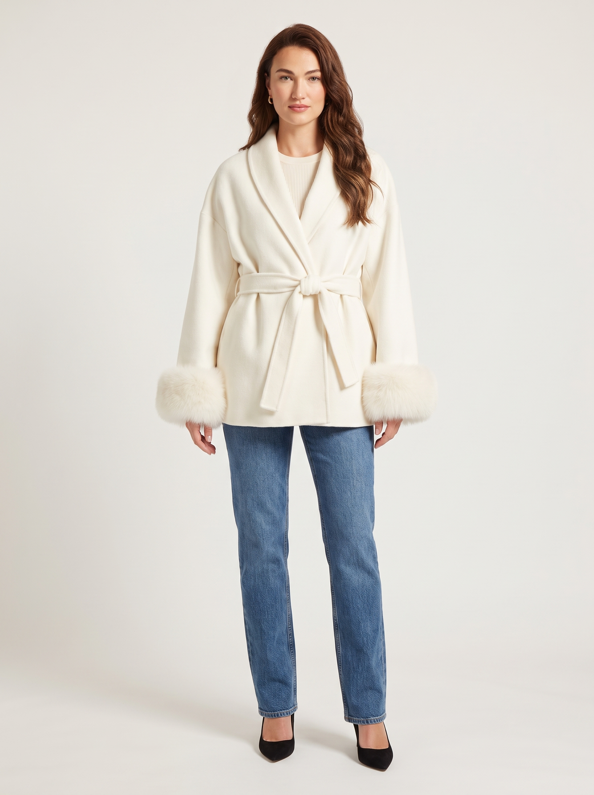 Elena Coat, white, photo 1 #COLOR_2
