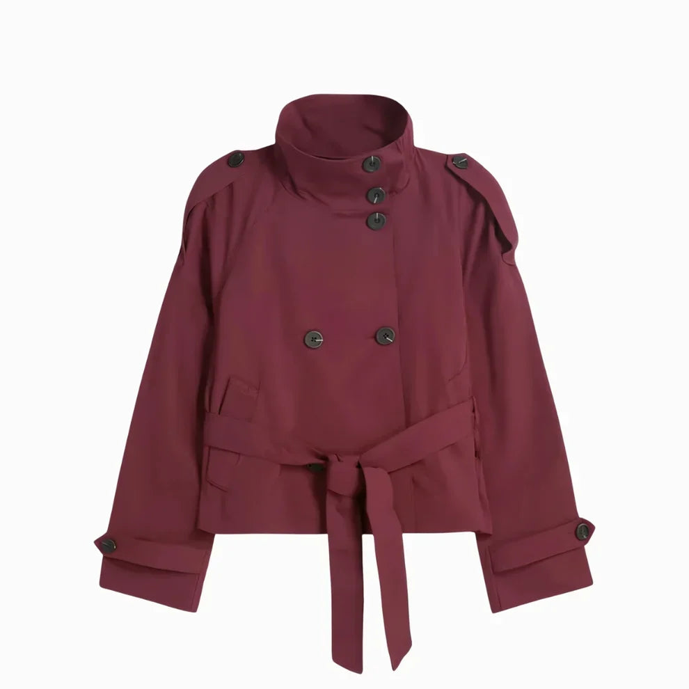 Martina Trench, burgundy, photo 3 #COLOR_4