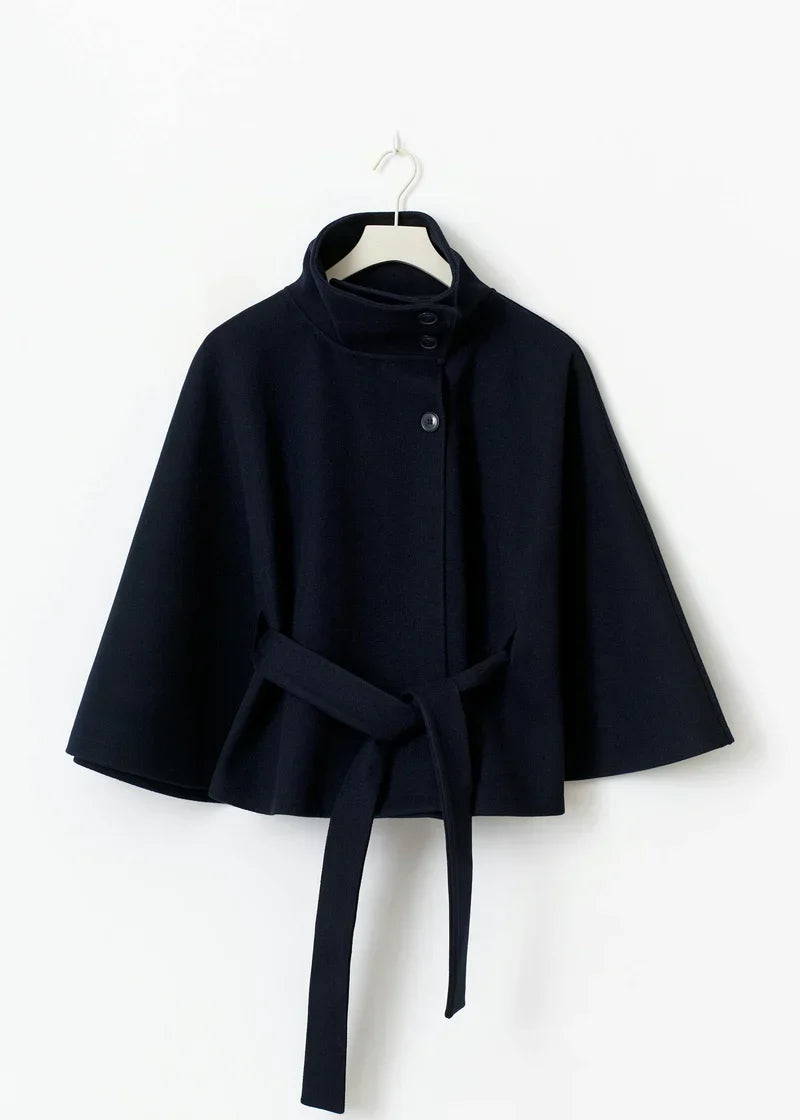 Irene Cape Coat, navy, photo 4 #COLOR_1