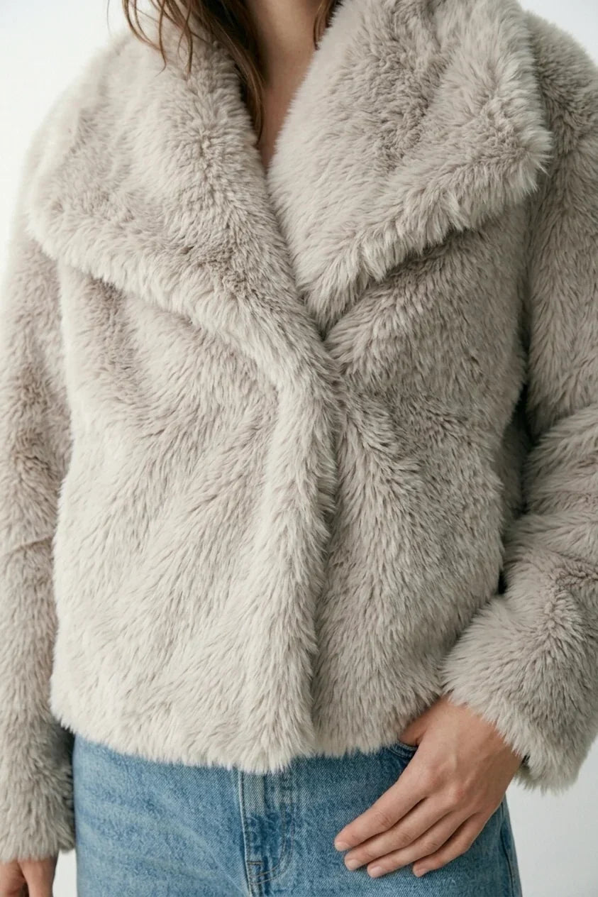 Ilaria Fur Jacket, grey, photo 3 #COLOR_1