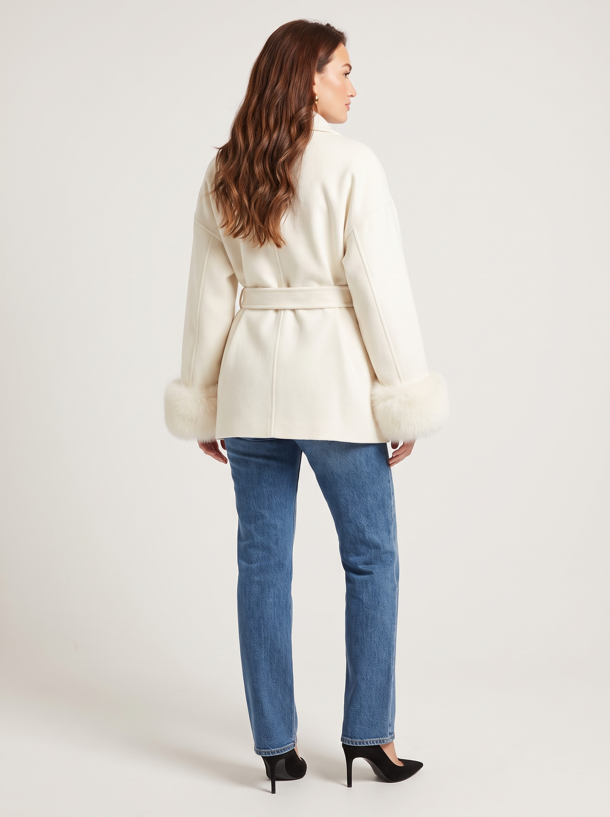 Elena Coat, white, photo 3 #COLOR_2