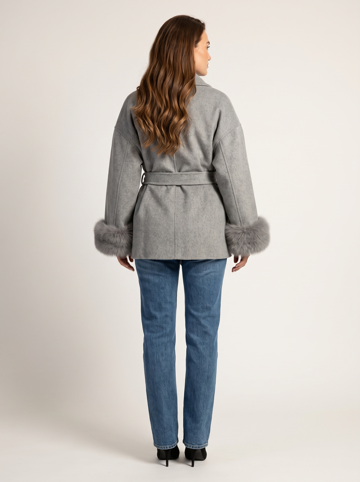 Elena Coat, grey, photo 3 #COLOR_5