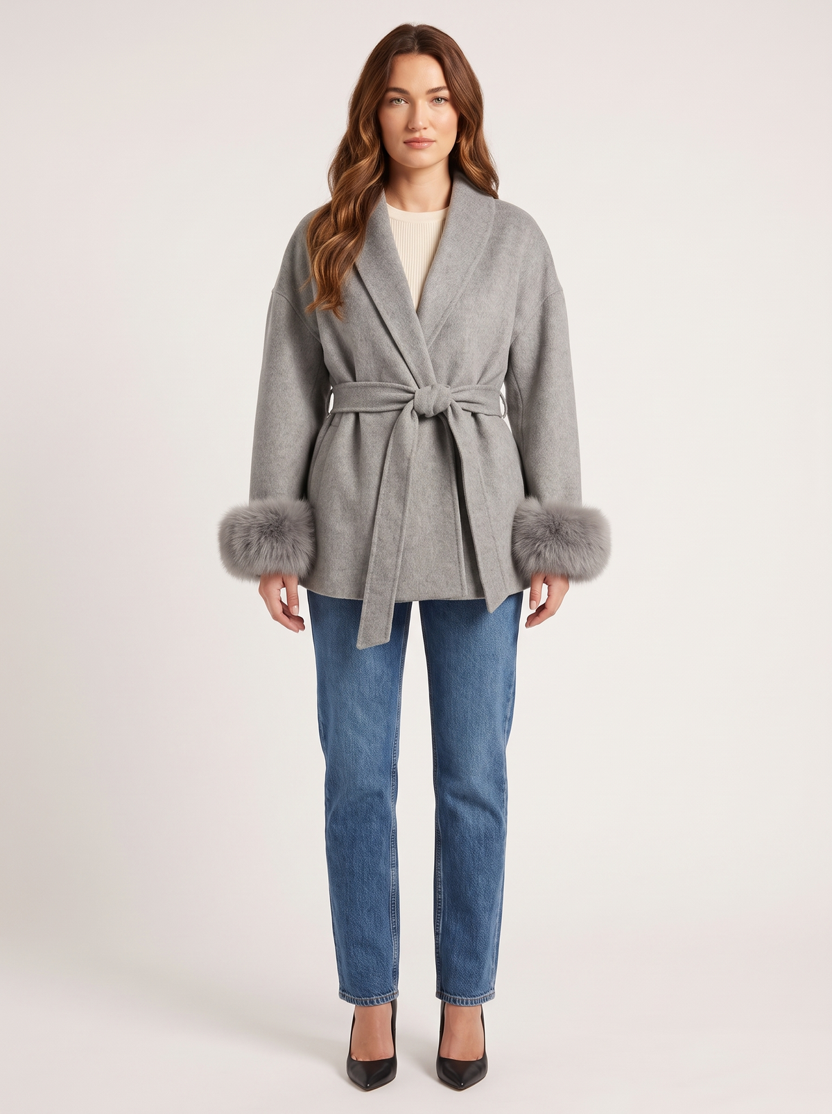 Elena Coat, grey, photo 1 #COLOR_5