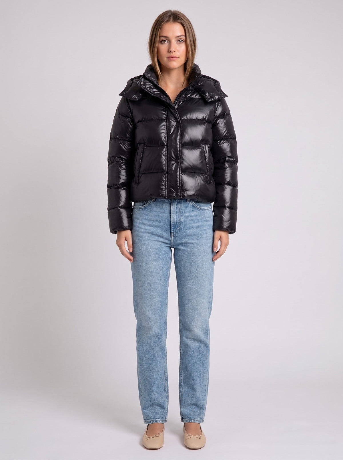 Lorena Puffer Jacket, black, photo 1 #COLOR_1